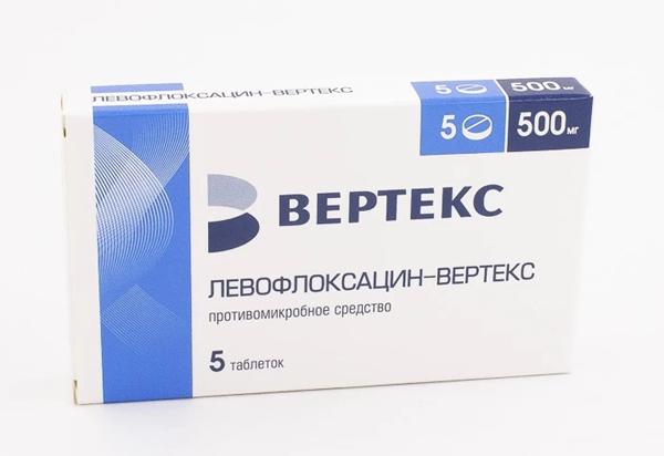 Левофлоксацин-КРКА таб. п/о 500мг N5 (Р)#