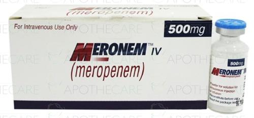 Меронем порошок для раствора для инъекций 500 мг: 10 шт.