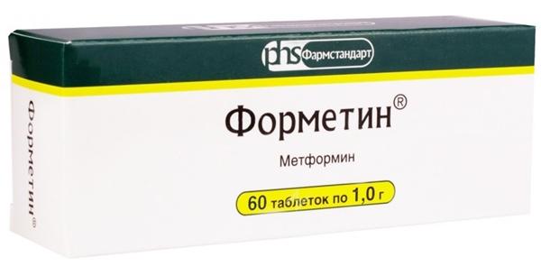 Форметин таб. 1000мг N60 (Метформин) (Р)#