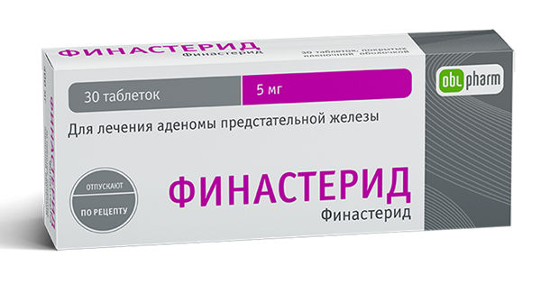 Финастерид-OBL таб.п/о 5мг N30 (Р)#