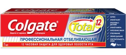 З/п Колгейт Total 12 проф.отбелив.75мл (Р)
