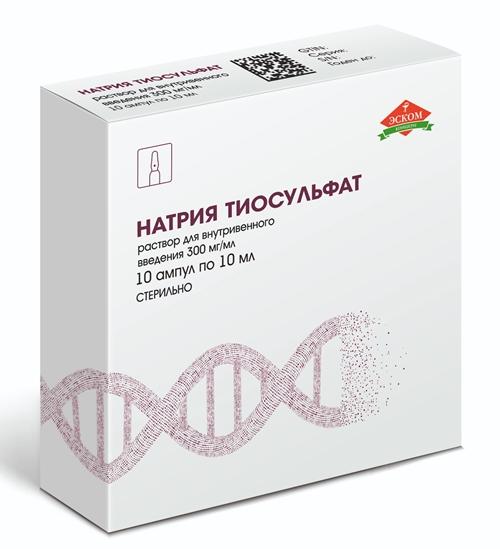 Натрия тиосульфат 30% 10мл N10 (Р) Эском#