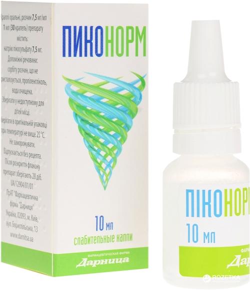 Пиконорм капли 7,5мг/мл 10мл