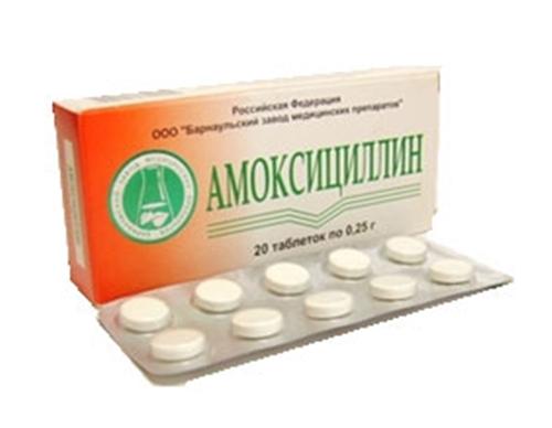 Амоксициллин таб. 250 мг: 20 шт.