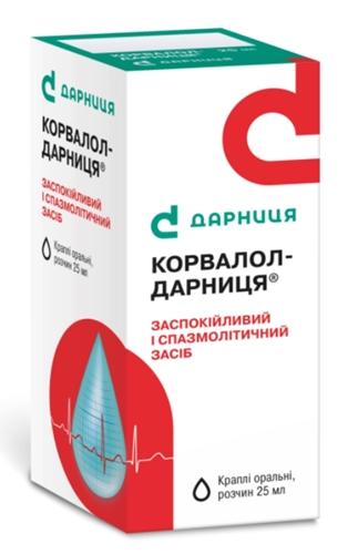 Корвалол-Дарница раствор для приема внутрь 25 мл