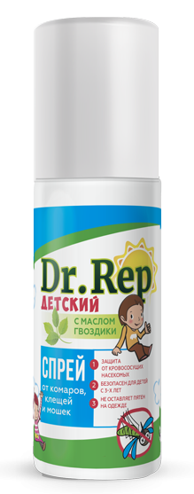 Dr. Rep Спрей от комаров и мошек детский 100мл