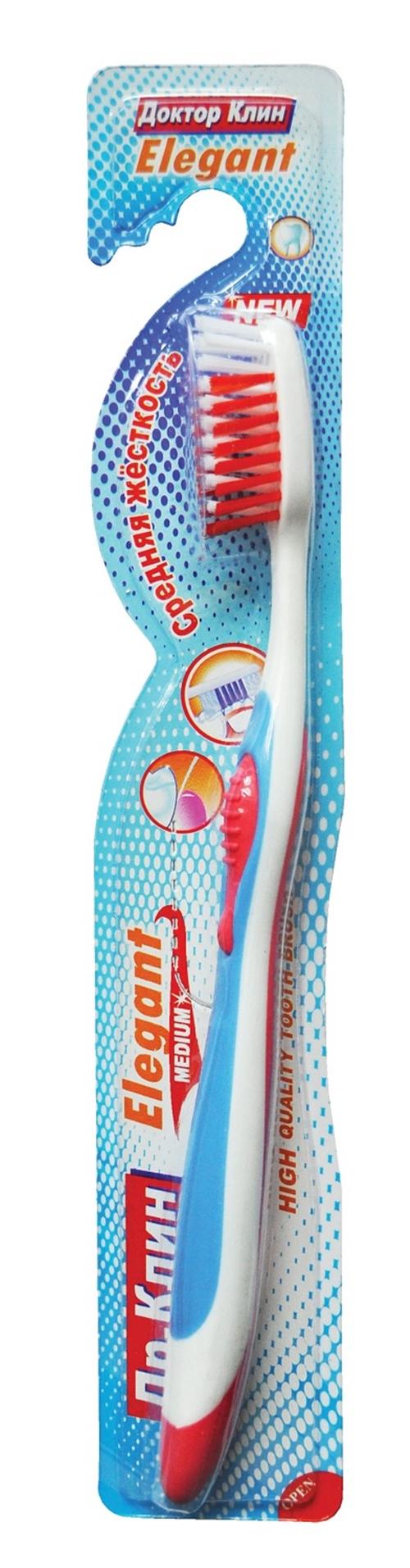 Зубная щетка Dr. Clean Elegant (средгняя)