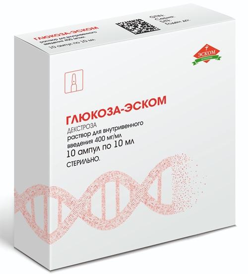 Р-р глюкозы 40% 10мл N10 (Р) Эском#