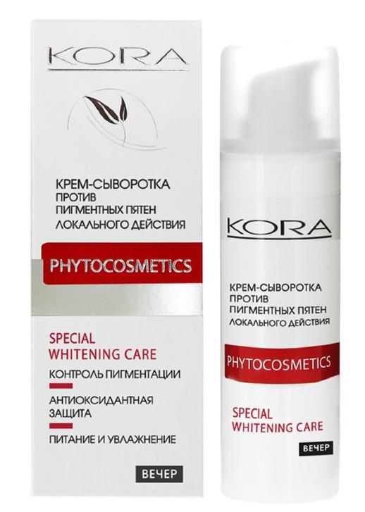 Кора Крем-сыворотка пр/пигм.пятен лок. д-вия 30мл (3507) (Р)