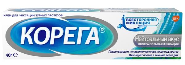 Корега фикс.крем э/сил. 40г нейтрал. вкус  (Р)