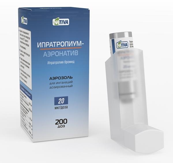Ипратропиум-аэронатив аэрозоль для ингаляций 20мкг/доза 200доз