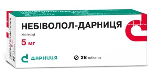 Небиволол-Вертекс таб. 5мг N28 (Р)