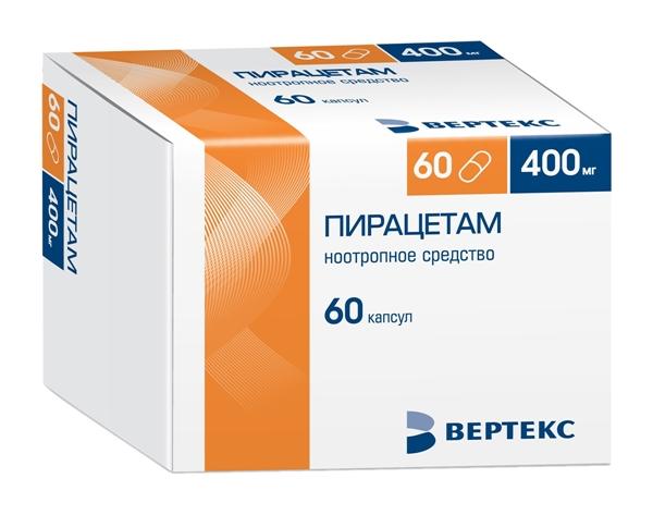 Пирацетам капс. 400мг №60