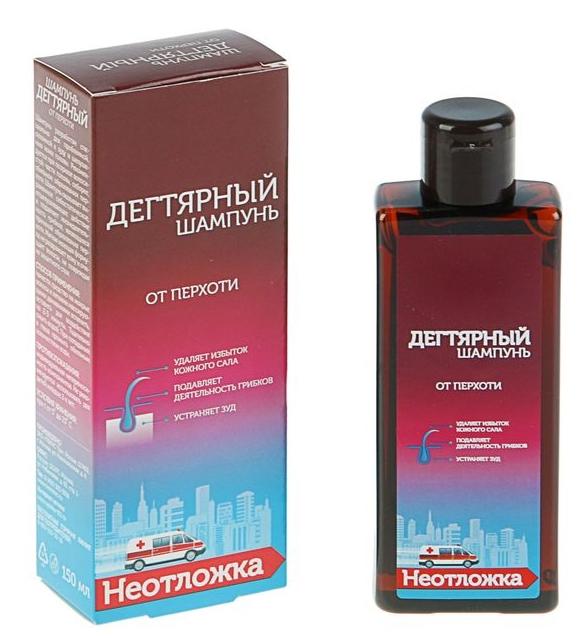 Неотложка Дегтярный шампунь от перхоти 150 мл