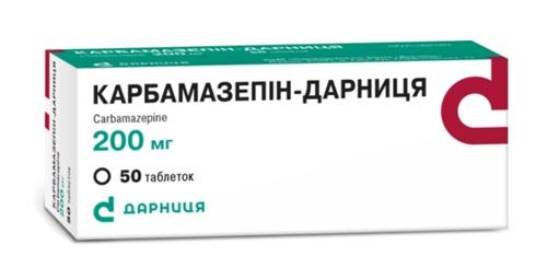 Карбамазепин-Дарница таб. 200 мг: 50 шт.