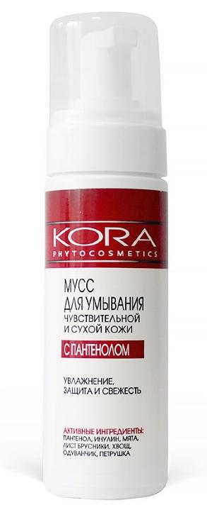 Кора Мусс д/умыв.д/чув./сух.кожи 160мл пантенол (1501) (Р)