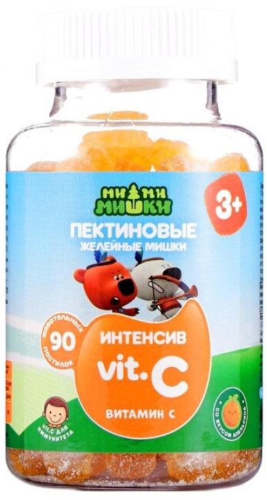 Ми-ми-мишки Интенсив Витамин С Апельсин пастилки жевательные №90