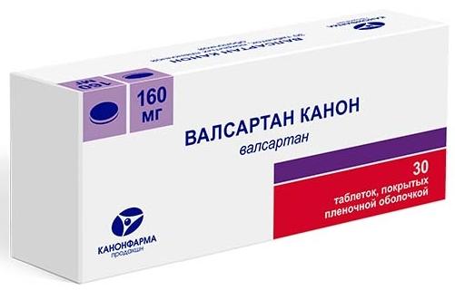Валсартан Канон таб. 160мг N30 (Р)