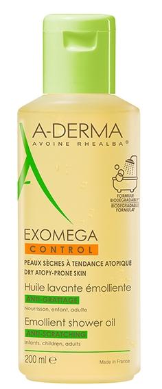 A-Derma Exomega Смягчающее масло для душа 200 мл
