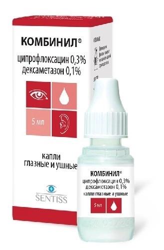 Комбинил капли глазн./ушн. 5мл (Р)