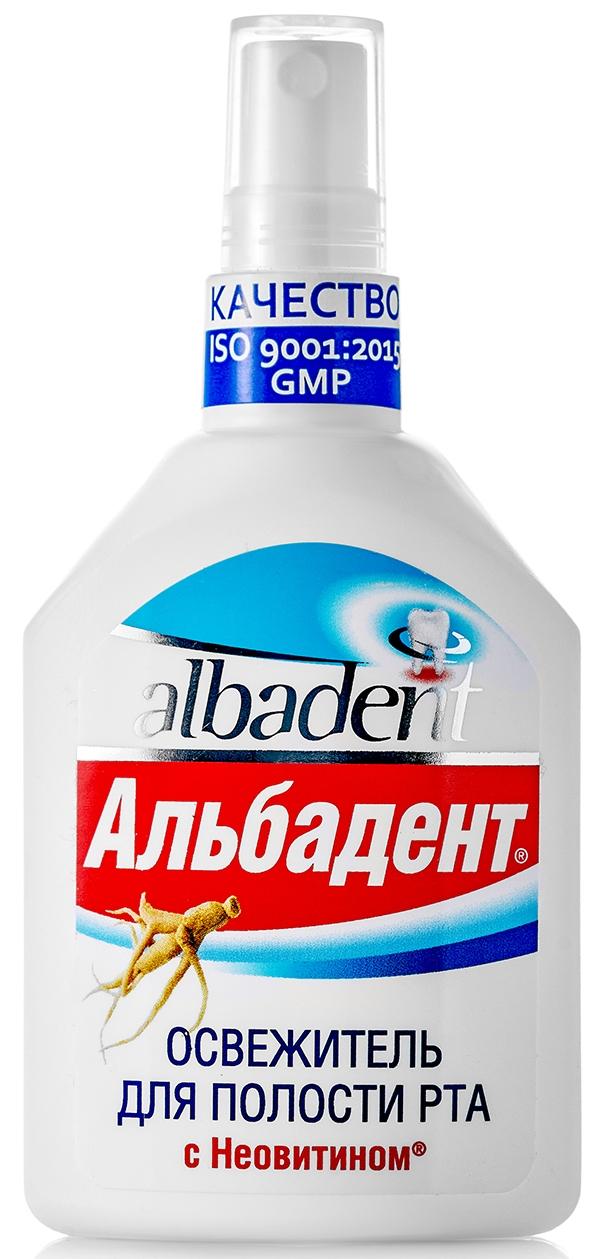 Освежитель д/рта спр."Альбадент" неовитин п/воспал.35мл (Р)