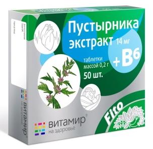 Пустырника экстр.+В6 Витамир таб. N50 (Р) (ПТ)