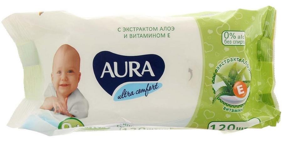 Салфетка вл. "Aura" Ult.Comf. д/дет.N120 (Р)