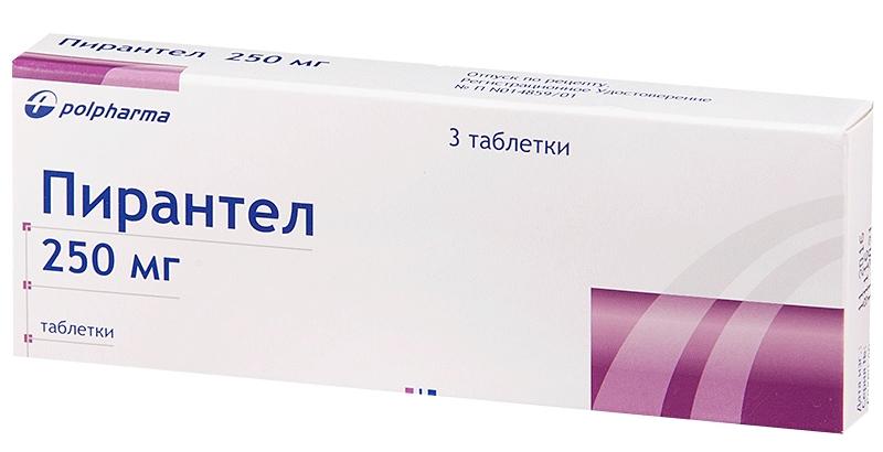 Пирантел таб.250мг N 3 (Р) Оксф#