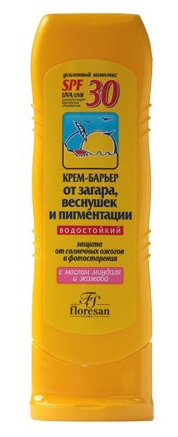 Лето!Крем-барьер SPF30 125мл от/заг./веснуш./пигментац. (Ф114) (Р)