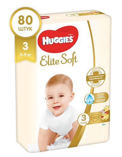 Подгузники Huggies Elite Soft (5-9) р.3 №80