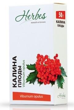 Калина плоды пачка 50 г
