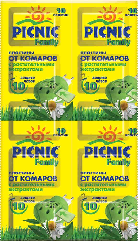 Picnic Family Пластины от комаров N10 (Р)