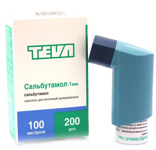 Сальбутамол-Тева аэр.100мкг/доза 200доз N1(Р)#