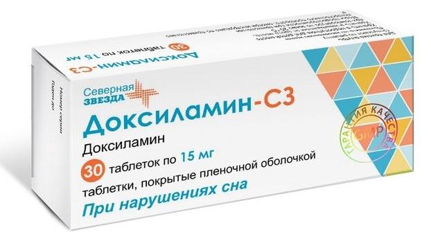 Доксиламин-СЗ таб.15мг N30 (Р) (Сонмил)