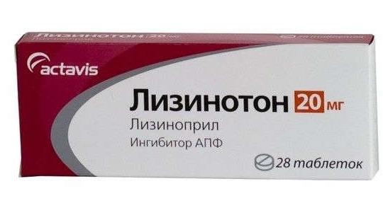 Лизинотон таб. 20мг N28 (Р)#