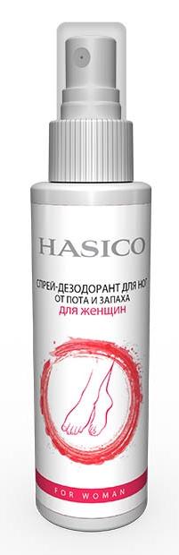 Спрей-дезодорант для ног Hasico от пота и запаха для женщин 110 мл