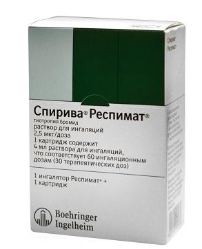 Спирива Респимат р-р д/инг.2.5мкг/доза 4мл+инг.(Р)#