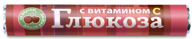Глюкоза с витамином С Вишня таб.: 18 шт.