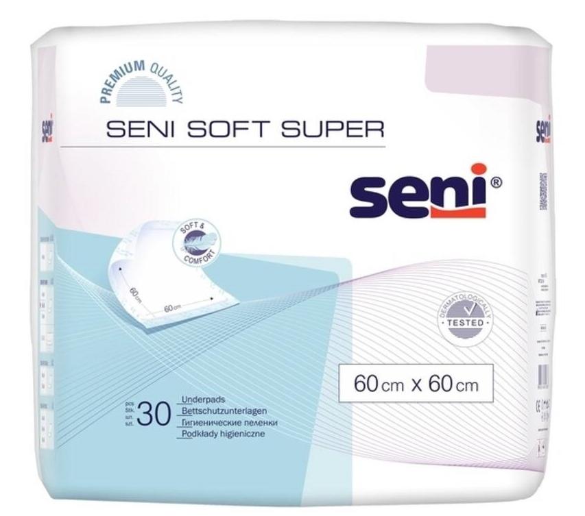 Пеленка Seni Soft Super 60х60: 30 шт.