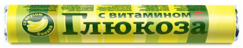 Глюкоза с витамином С Банан таб.: 18 шт.