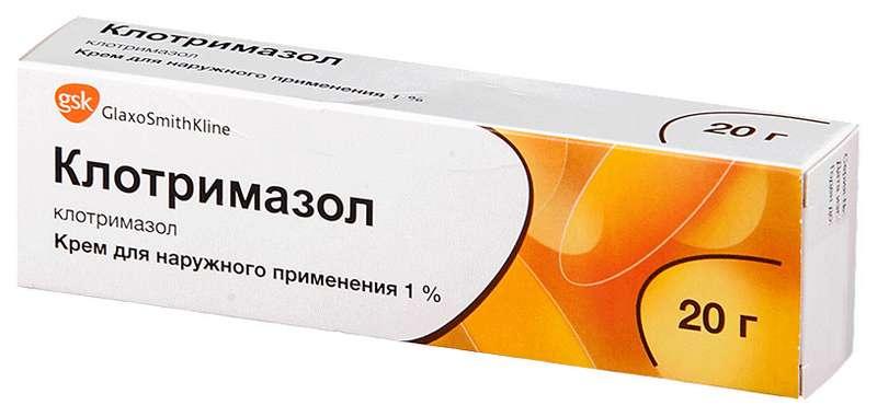 Клотримазол крем 1% 20 г