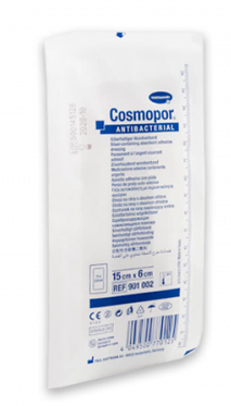 Повязка для ран Cosmopor Antibacterial самоклеящая стерильная 15х6 см
