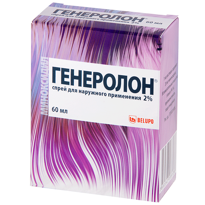 Генеролон спрей 2% 60мл (Р) (Алерана)