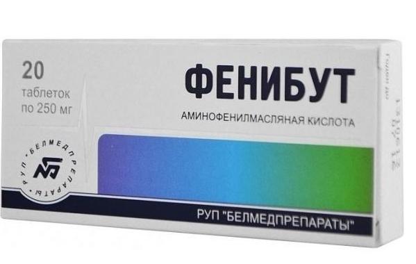 Фенибут таб. 250мг N20 (Р) Белмед