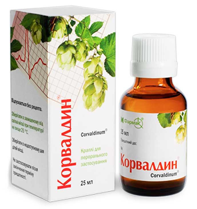 Корвалдин капли 25 мл