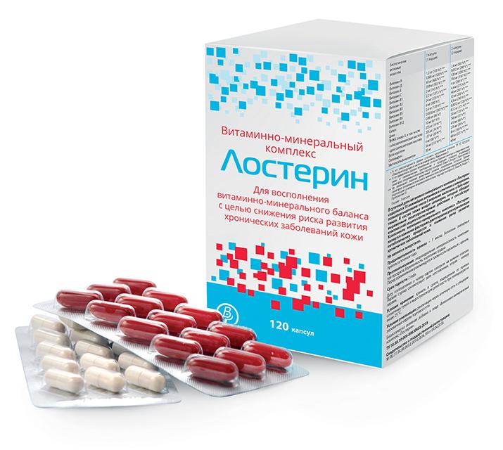 Лостерин Витам.-мин.комплекс N120 (Р) (ПТ)