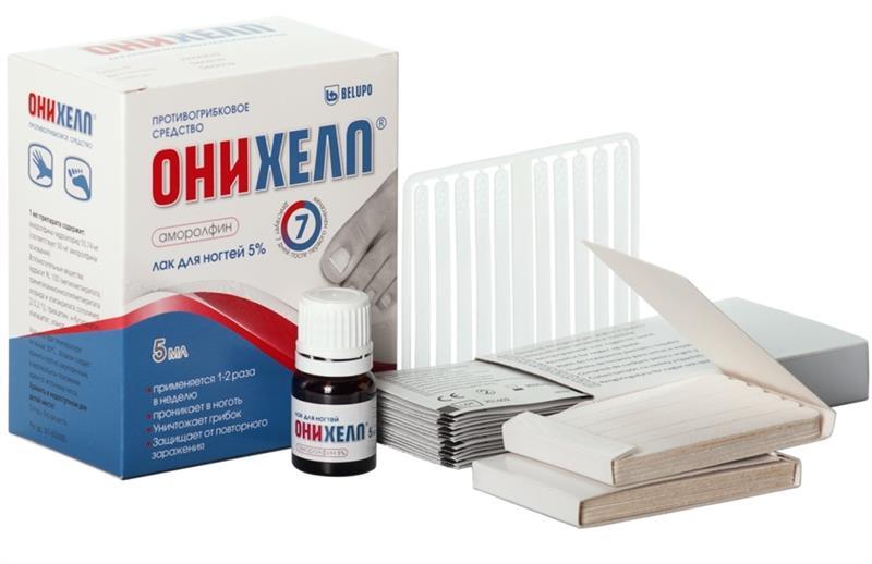 Онихелп лак д/ногтей 5% 5мл (спир.салф.N30+пилкиN60+аппликN10) (Р)
