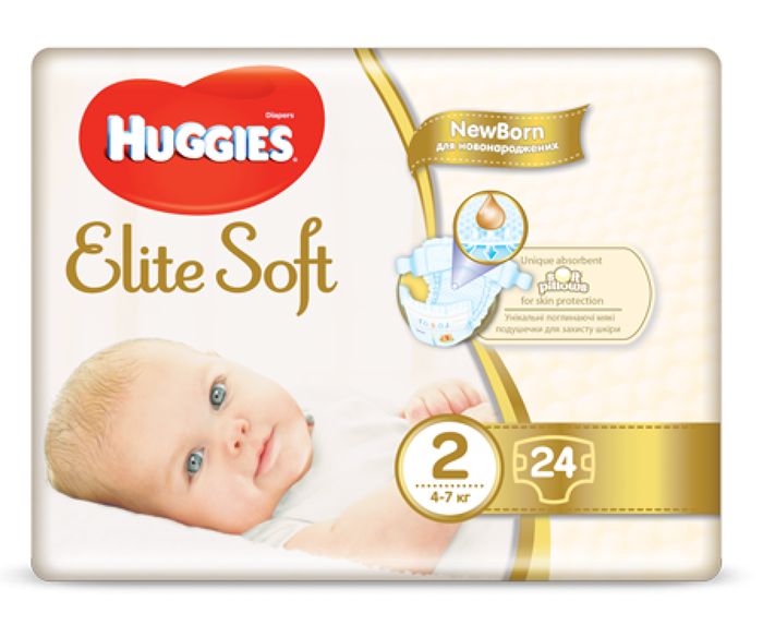 Подгузники Huggies Elite Soft (4-7) р.2 №24