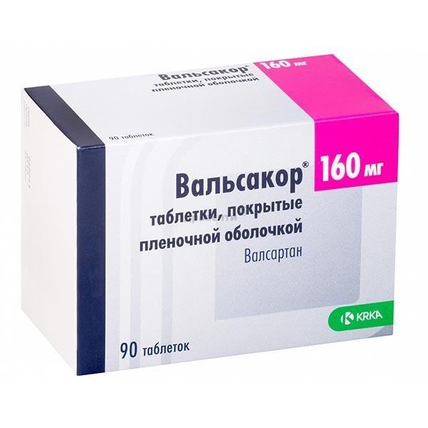 Вальсакор таб. п/о 160мг N90 (Р)