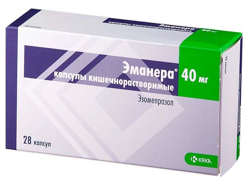Эманера капс. 40мг N 28 (Р) (нексиум)#